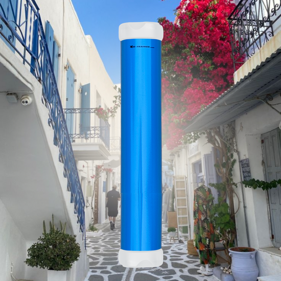 XCORE® XCO®-Trainer Extra Large- Santorini Blue / White  Lid