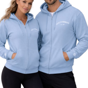 HOW Full-Zip Hoodie | Blue (Unisex)