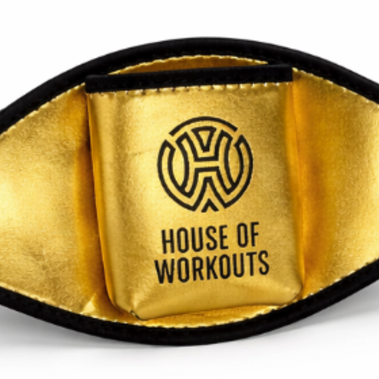 House of Workouts Mic belt Gold Limited Edition