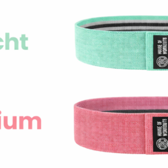 House of Workouts Voordeelset Booty Bands | 2 sterktes