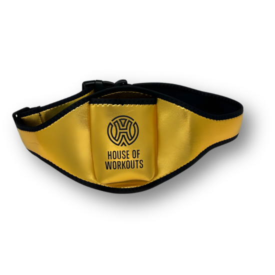House of Workouts Mic Belt Gold Limited Edition