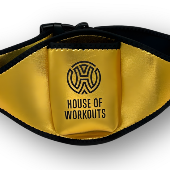 House of Workouts Mic Belt Gold Limited Edition