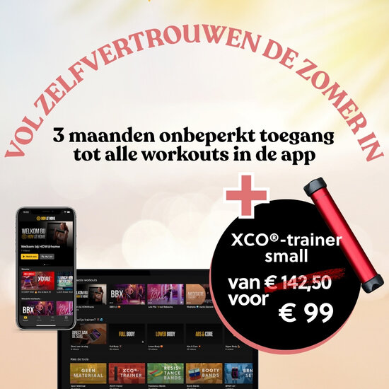 XCORE® Summerfit 3 mnd HOWatHome + XCO®-trainer small