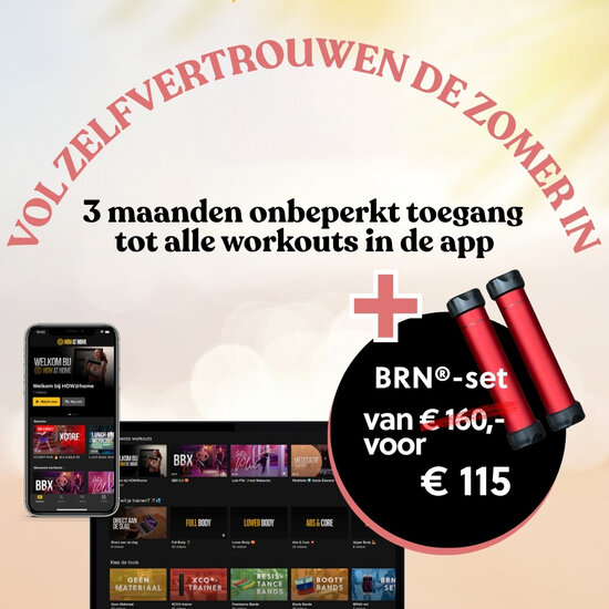 BRN® Summerfit 3 mnd HOWatHome abonnement + BRN®-set
