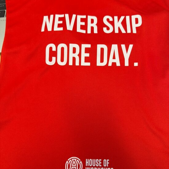 XCORE® XCORE®  Tanktop Red (dames) - opdruk op rug