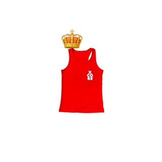 XCORE® Tanktop Red (heren) - Opdruk rug