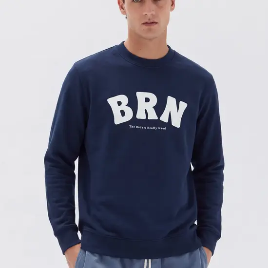 BRN® BRN® Sweater Navy Blue (unisex)