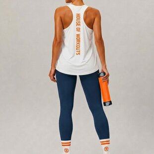 HOW Tanktop - White Orange Fever (Dames)