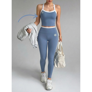 HOW Motion Active Top | Burn Blue