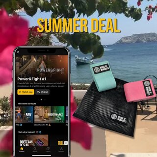 SUMMER DEAL 4 weken abonnement + set Booty bands| HOWatHome