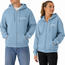 House of Workouts HOW Full-Zip Hoodie | Blue (Unisex)