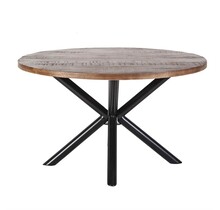 Eettafel rond met kruispoot - 150x150