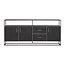 Eleonora Dressoir Hudson 3drs. 2 laden - zwart