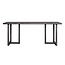 Eleonora Eettafel Hudson 240x100 - zwart