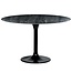 Eleonora Eettafel marmer rond zwart - 120x76