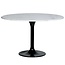 Eleonora Eettafel marmer rond wit - 120x76