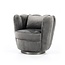 Fauteuil Maria - grijs velvet