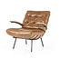 Eleonora Fauteuil Bastiaan - cognac java leder