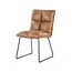 Stoel Ruby - cognac topper