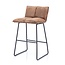 Barstoel Ruby - cognac topper