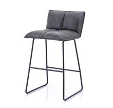 Barstoel Ruby - antraciet topper