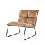 Fauteuil Ruby - cognac topper