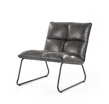 Fauteuil Ruby - antraciet topper