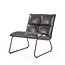 Fauteuil Ruby - antraciet topper