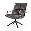 Fauteuil Mitchell - antraciet topper