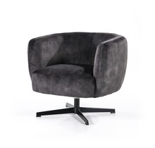 Fauteuil Jaimey - antraciet adore