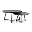 Coffeetable set Octagon - black