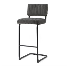 Bar chair high Operator - grey