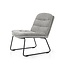 By-Boo Lounge chair Bermo - light grey