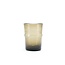 Drinking glass Bubble small - brown