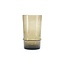 Drinking glass Bubble large - brown