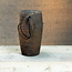 Stoer&Puur Unieke Houten decoratie pot 14x14x45cm