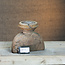 Stoer&Puur Unieke Houten Kandelaar Medium 17x17x20cm