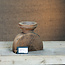 Stoer&Puur Unieke Houten Kandelaar Medium 17x17x20cm