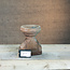 Stoer&Puur Unieke Houten Kandelaar Medium17x17x20cm