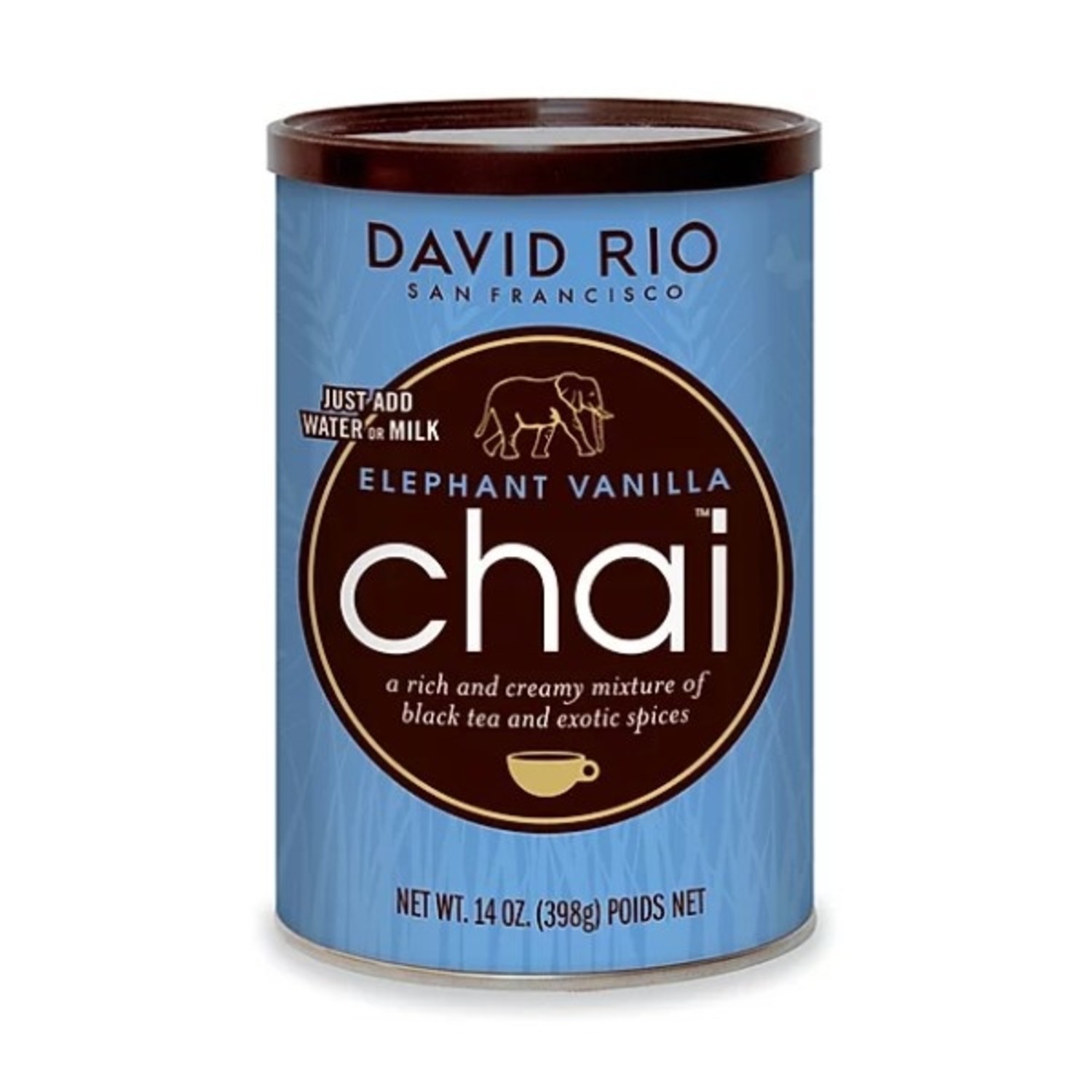 David Rio Chai Elephant Vanilla the art of tea.