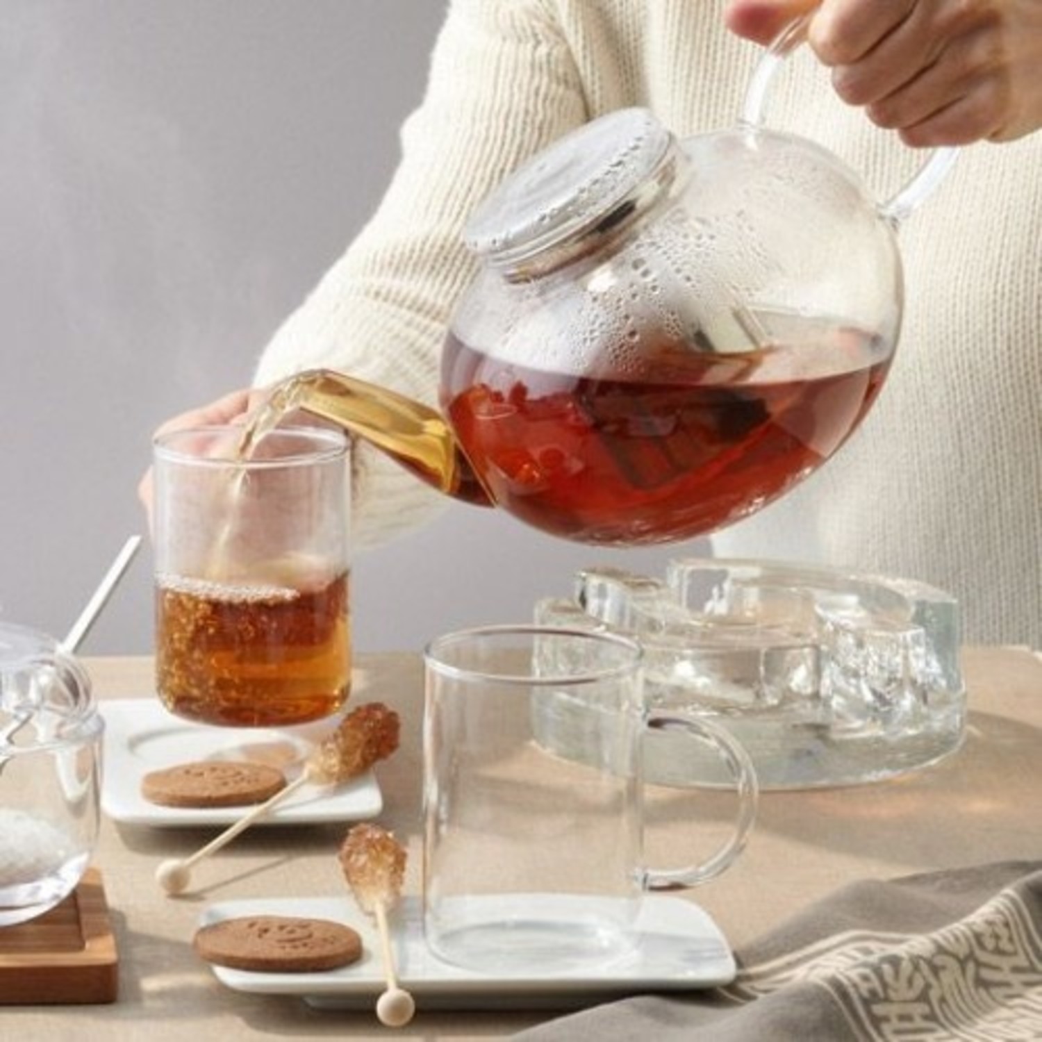 Leidingen Kort geleden zaad Theepot Moon 1,2 liter - the art of tea.