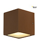 SLV Wandlamp GX53 roestbruin blok