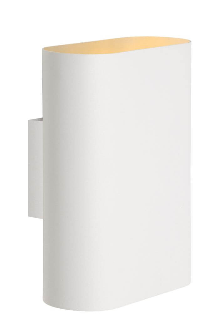 Samenwerking toren onbetaald Wandlamp wit 2x E14 - Luxar.nl