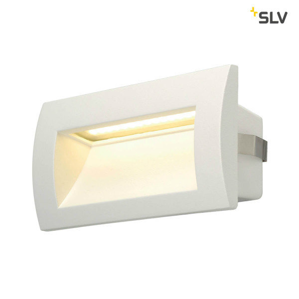 SLV SLV DOWNUNDER OUT LED M Wand inbouw LED spot wit IP55