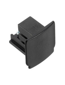 Luxar 3 Fase Rail eindkap Zwart