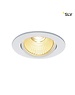 SLV Inbouw LED spot rond wit kantelbaar dimbaar