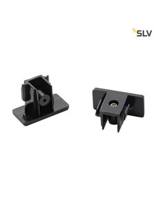 SLV SLV 1 fase rail eindkapjes zwart 2 stuks