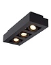 Lucide Moderne Dim to Warm LED zwart 3 spots