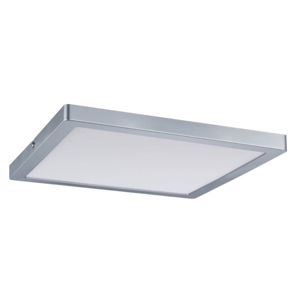 Paulmann Paulmann LED paneel opbouw 24 Watt vierkant 30x30cm mat chroom dimbaar 2700K