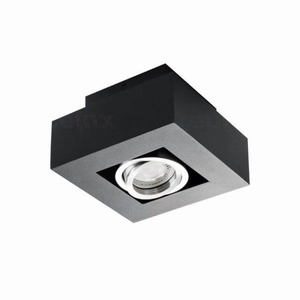 vergeten schaduw uitvinden Kanlux Stobi Moderne plafondspot zwart met richtbare GU10 LED spot -  Luxar.nl